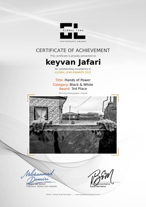 Keyvan Jafari Wins Third Place at the Global Lens Awards and Becomes Finalist in Three Additional